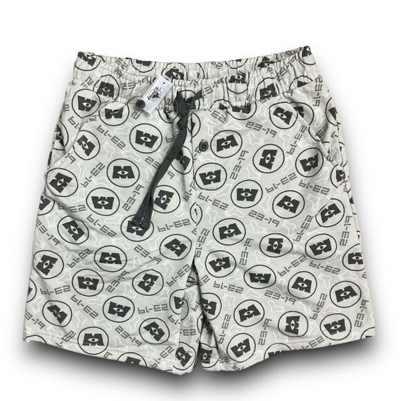 Disney Other - Disney Monsters Inc Shorts Adult L Grey Sleep 23-19 Pajama Fleece Parks Sully
